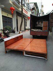 Giuờng Ghế Gấp Gỗ Quế ( 1m2 * 1m9 )